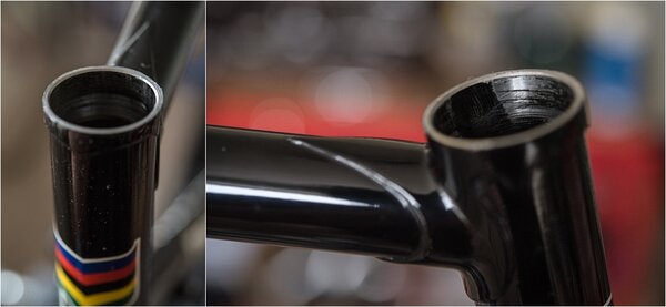 8 SB6398 SBDU Ilkeston Reynolds 753R Campagnolo Super Record 50th Anniversary Head Tube After.jpg