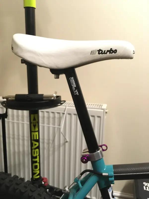 Turbo saddle Deroe XT Seatpost the perfect combo for C-26.webp