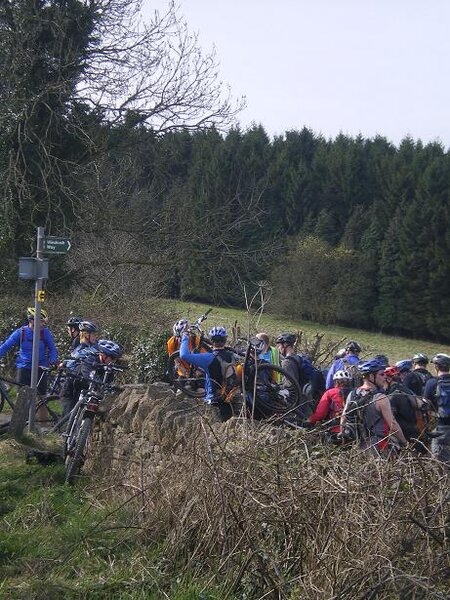 climbing over the locked gate.jpg