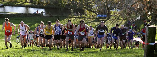 Racing. 2009. Fell-Running.  'Harriers verses Cyclists'. Start.jpg