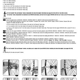 Mavic Crosslink Front Hub Manuals