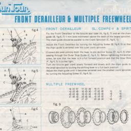 1980 Suntour Derailleur Installation Manual