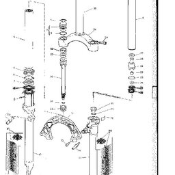 1999 Marzocch Bomber Z2 SUPER FLY Parts List