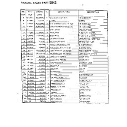 Marzocchi DH 3 Parts List