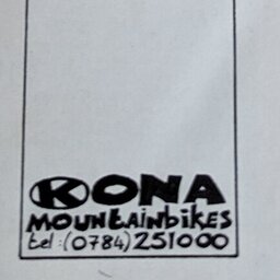 Jo Burt / Kona Bikes Advert