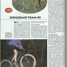 1995 Ridgeback Team RS from midsummer '95 MBUK Review