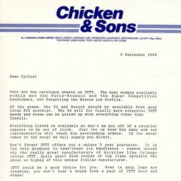 1989 3ttt Chicken & Sons Catalogue Extract