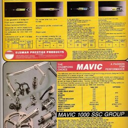 1988 Mavic Rims and SSC Components Catalogue