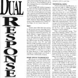 1993 Diamond Back Racing Dual Response Review