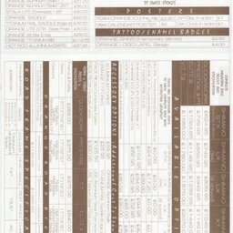 1994 Orange Pricelist