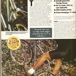 1994.04 Orange P7 MTB Pro Review