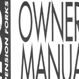 1995 Answer Manitou Owners Manual