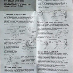 Suntour Front Derailleur Setup Manual