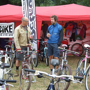 Retrobike at the Malverns corduroyboy and his hero