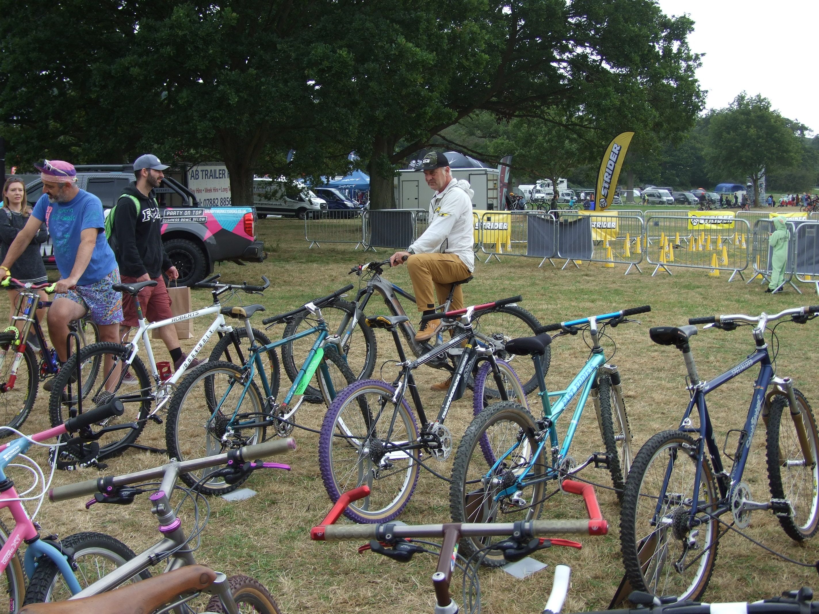 Retrobike at the Malverns..... Hans Ray