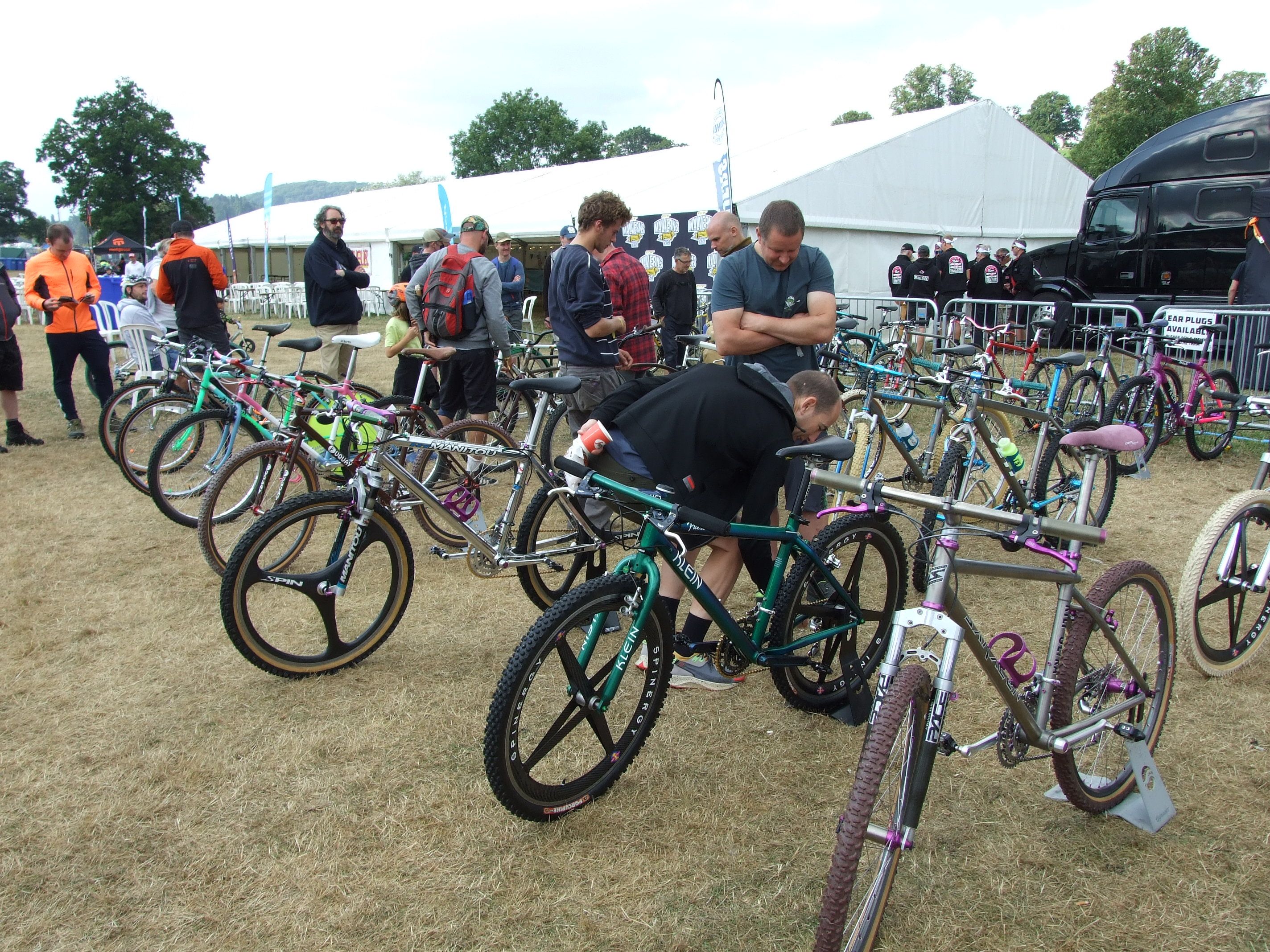 Retrobike at the Malverns - show n shine